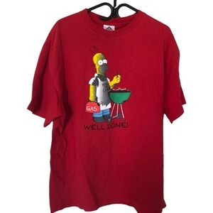 The Simpson Red Graphic T-Shirt